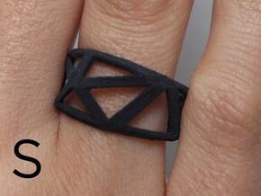 Comion ring small in Black Natural Versatile Plastic