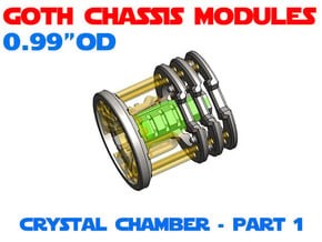 GCM099 - Crystal Chamber Part 1 - Shell in White Natural Versatile Plastic