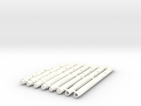 Adapters: Multiple Rollerball To D1 Mini in White Processed Versatile Plastic