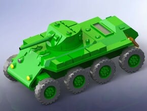 US T13 "Trackless Tank" Heavy Scout Car 1/144 in Smooth Fine Detail Plastic
