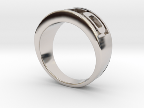 GTO Mens Automotive Ring in Platinum: 11.5 / 65.25