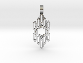 Auric Shield (Flat) in Natural Silver