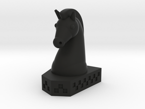Horse / Pferd in Black Natural Versatile Plastic