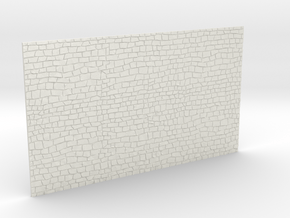 HOF002 - Wall in rubble stone in White Natural Versatile Plastic