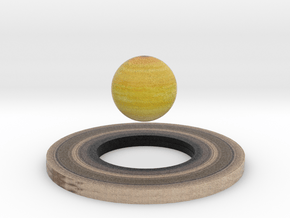 Saturn plus Ring in Full Color Sandstone