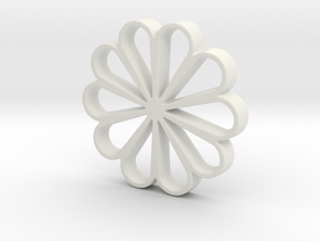  Beautiful flower in White Natural Versatile Plastic