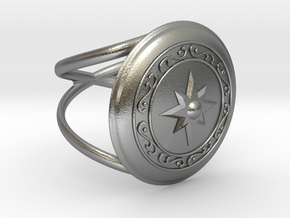 Athena's Shield  in Natural Silver: 8.5 / 58