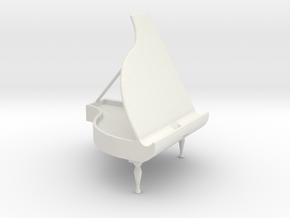 Piano Holder for Handy in White Natural Versatile Plastic