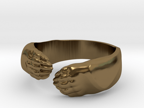 Big Bear Hug ring in Polished Bronze: 11.5 / 65.25