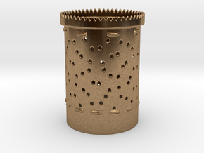 Pong bubbles Bloom zoetrope in Natural Brass