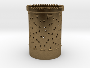 Pong bubbles Bloom zoetrope in Natural Bronze