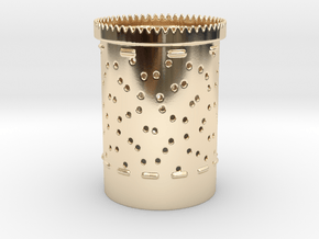 Pong bubbles Bloom zoetrope in 14k Gold Plated Brass
