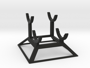 Double Saber Stand in Black Natural Versatile Plastic