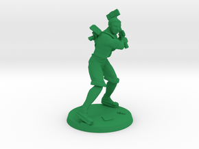 Zombie Hunter Andrew in Green Processed Versatile Plastic