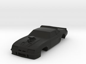 MFP Interceptor, AFX Mega G+ 1/64 Slot Car Body in Black Natural Versatile Plastic