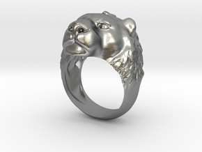 Lion Ring New in Natural Silver: 7.25 / 54.625