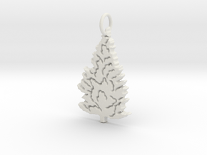 Pine Tree  in White Natural Versatile Plastic