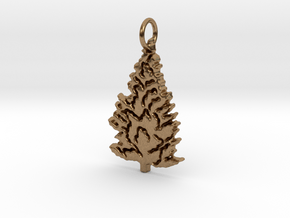 Pine Tree  in Natural Brass