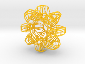chandelier_tori_wire in Yellow Processed Versatile Plastic
