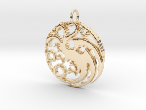 Game Of Thrones Pendant in 14K Yellow Gold