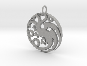 Game Of Thrones Pendant in Aluminum