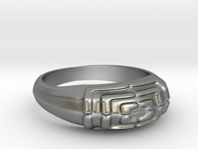 Ring Sawtomy - 16mm in Natural Silver