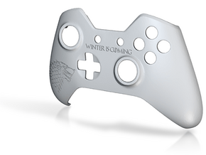 Xbox One "Winter is Coming" Controller Faceplate in Tan Fine Detail Plastic