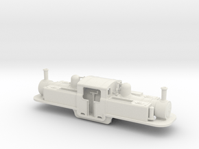 Festiniog Railway Double Fairlie 5.5mm in White Natural Versatile Plastic