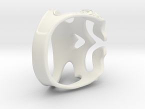 skull ring in White Natural Versatile Plastic: 8 / 56.75