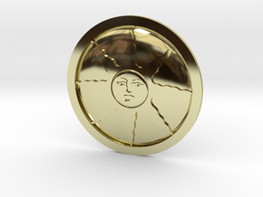 Sunlight Medal in 18k Gold