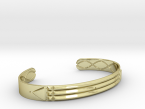 Atlantis Cuff Bracelet in 18k Gold: Large