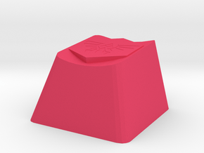 Zelda Triforce Cherry MX Keycap in Pink Processed Versatile Plastic