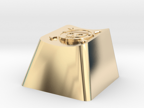 One Piece Cherry MX Keycap in 14k Gold Plated Brass
