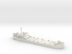 1/600 LST MkII Late 2x LCVP in White Natural Versatile Plastic