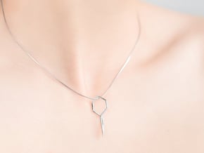 A-LINE Little Ballerina, Pendant in Polished Silver