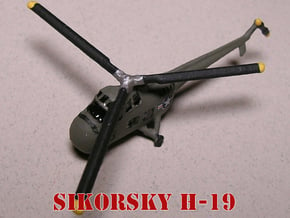 Sikorsky H-19 Chickasaw (S-55) 1/285 6mm in White Natural Versatile Plastic
