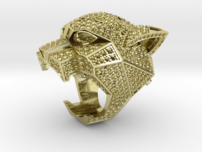 Pantera Ring  in 18k Gold Plated Brass