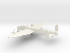 Avro Lancaster B.III in White Natural Versatile Plastic: 6mm
