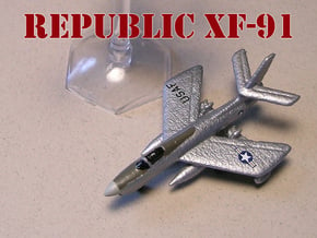 Republic XF-91 Thunderceptor 6mm 1/285 in White Natural Versatile Plastic