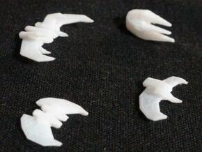 Kitty fighters fleet scale 20x in White Natural Versatile Plastic