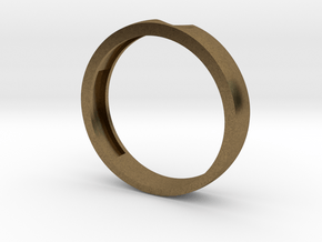 Wedding Couple Rings For Women & Men in Natural Bronze: 3.5 / 45.25