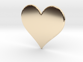 My SWEET HEART in 14K Yellow Gold: Extra Small