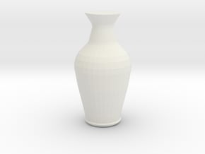 vase3 in White Natural Versatile Plastic: Small