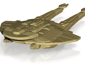 Cardassian Bronok Class  BattleShip in Tan Fine Detail Plastic