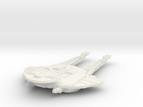 Cardassian Bronok Class  BattleShip in White Natural Versatile Plastic