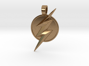 Flash pendant in Natural Brass