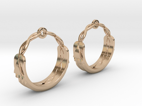Atlantis Earrings in 14k Rose Gold