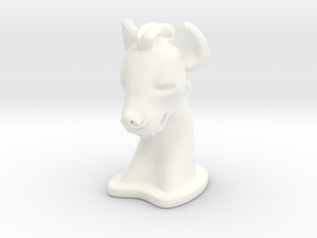 Hyena SMALL in White Processed Versatile Plastic