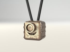 Minion "3D App Icon Stylized" in Polished Brass