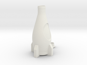Nuka Cola Bottle in White Natural Versatile Plastic